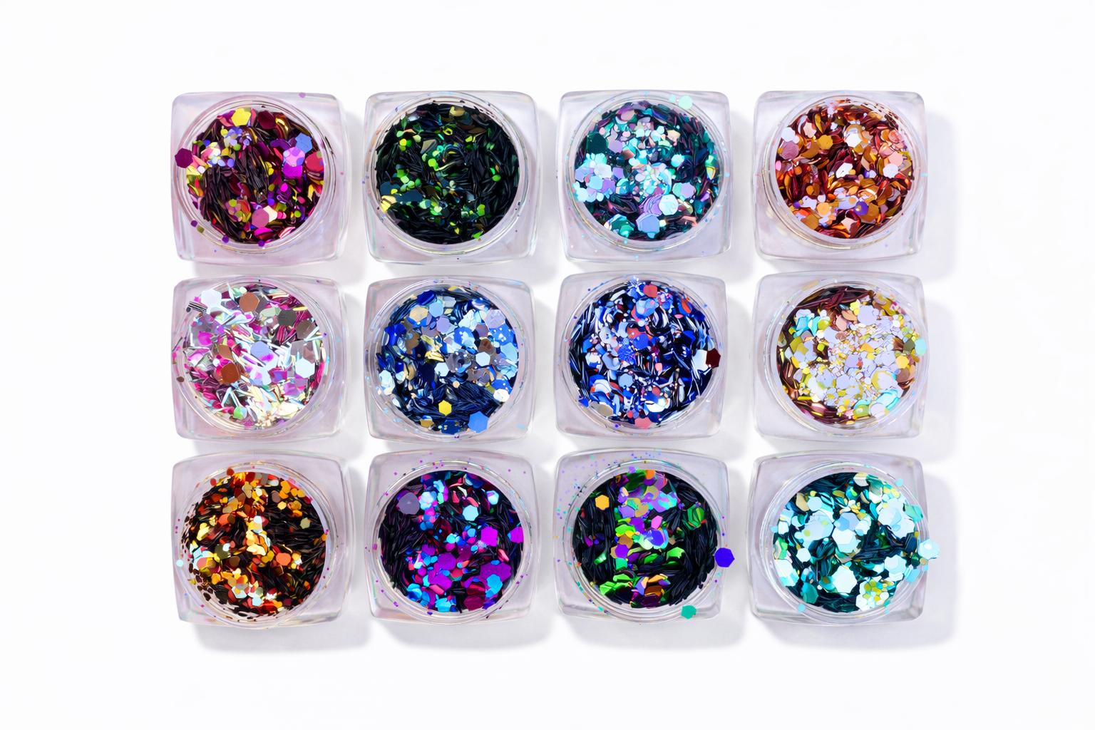 SET DE GLITTERS – 12 PIEZAS