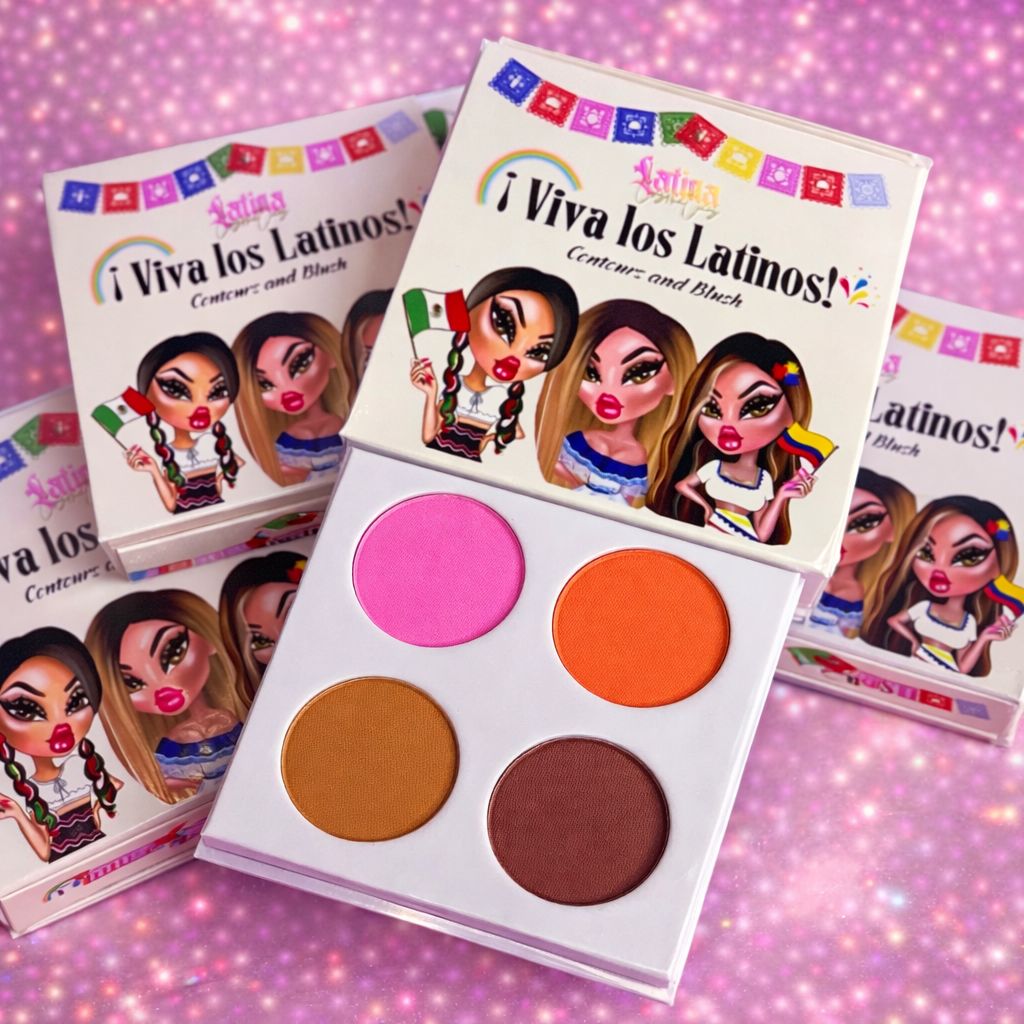 PALETA MINI DE RUBOR & CONTORNO – ¡VIVA LOS LATINOS!